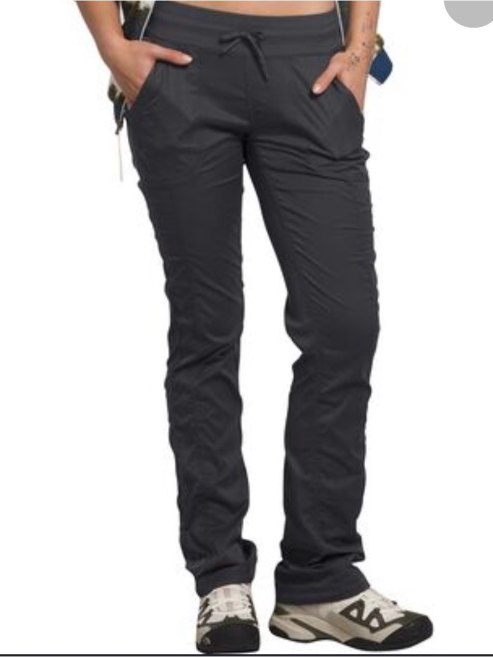 The Northface XL Women's Black Drawstring Casual Pants outdoor pants